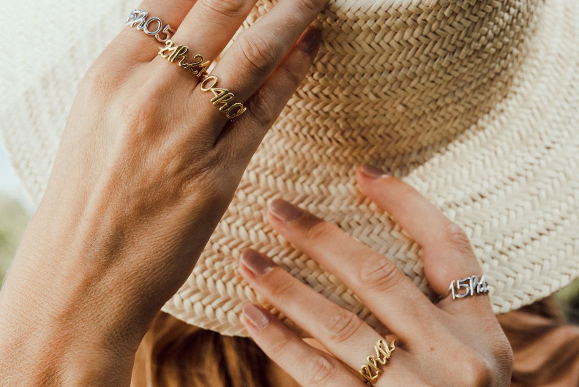 bague heures miroir, bijou personnalisé, bijou personnalisable, bijou sur mesure, créateur de bijou français, thea jewelry
